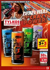 Kaufland gazetka Strona 12: Napój energetyzujący Classic Crazy Wolf €0,99