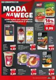 Kaufland gazetka Strona 20: Plastry wegańskie Violife €5,49, Roślinna alternatywa śmietany Rama €3,39