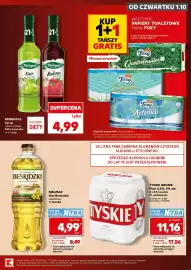 Kaufland gazetka Strona 9: Piwo Tyskie Gronie 5,2% 4-pak €11,16, Olej rzepakowy Beskidzki Bielmar €4,99