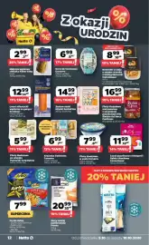 Netto gazetka tydzień 41 Strona 12: Krajanka śledziowa Corsarro €6,99, Frytki Aviko €7,99