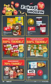 Netto gazetka tydzień 41 Strona 26: Pałuszki rybne Navito €11,99, Dżem niskosłodzony Anna €3,99