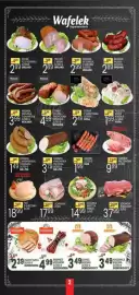 Wafelek gazetka Strona 2: Kielbasa Krakowska Pieczona €3,79, Winerki Ham €1,99