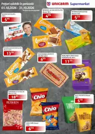 Catalog Unicarm Pagină 9: Roshen napolitane €5,25, Boromir turtă dulce mere & prune €11,35