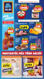 ALDI akciós újság hét 41 Oldal 1: Milsani laktózmentes tej €299,00, Lily & Dan baba hálózsák €2.777,00