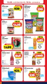 ALDI akciós újság hét 41 Oldal 12: Snack Fun burgonya-pálcikák €299,00, Highland earl scotch whisky €2.999,00