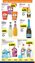 ALDI akciós újság hét 41 Oldal 15: Tomi folyékony mosószer €4.879,00, Silan öblítő €2.299,00