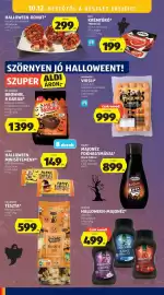 ALDI akciós újság hét 41 Oldal 20: Freddi halloween-minisütemény €149,00, Univer majonéz €899,00