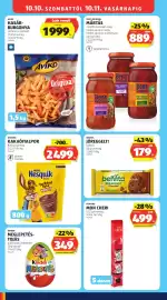ALDI akciós újság hét 41 Oldal 32: BelVita jöreggelt €179,00, Kinder meglepetés-tojás €349,00