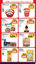 ALDI akciós újság hét 41 Oldal 7: Snack time készétel €745,00, Milsani tejföl €399,00
