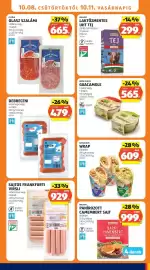 ALDI akciós újság hét 41 Oldal 9: Debreceni €479,00, Daylicious wrap €609,00
