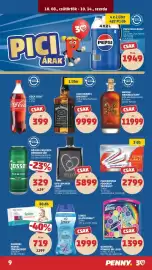 PENNY akciós újság hét 41 Oldal 11: Domestos Power5 wc-rúd €1.399,00, Opyyum likőr €5.899,00