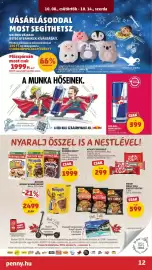 PENNY akciós újság hét 41 Oldal 16: Red Bull energiaital €399,00, Nestlé gabonapehely €19.999,00