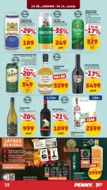 PENNY akciós újság hét 41 Oldal 19: Caravaggio Grappa €3.599,00, Staropramen dobozos sör €349,00