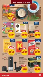 PENNY akciós újság hét 41 Oldal 20: BerlingerHaus hordozható espresso kávékészítő €18.999,00, Jacobs kávékapszula €3.999,00