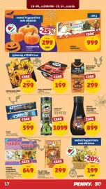 PENNY akciós újság hét 41 Oldal 21: Pringles hot €1.099,00, Kinder csokoládé €999,00