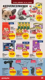 PENNY akciós újság hét 41 Oldal 22: Bodie dog stick €359,00, Whiskas xxl száraz macskaeledel* marha €5.289,00