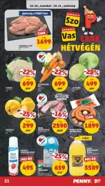 PENNY akciós újság hét 41 Oldal 25: Csirkemell csík €1.699,00, Birsalma €299,00