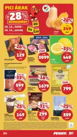 PENNY akciós újság hét 41 Oldal 28: Penny to go lasagne €1.679,00, Milkeria Puding Tejszínhabbal €149,00