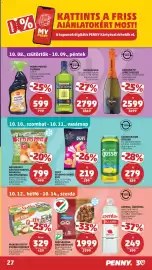 PENNY akciós újság hét 41 Oldal 31: Nádudvari rántott karfiol, brokkoli, hagymakarika €799,00, Cinzano To Spritz €2.599,00