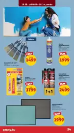 PENNY akciós újság hét 41 Oldal 38: Nr.sicher ecset szett €1.499,00, Soudal t-rex szerelőragasztó €2.499,00