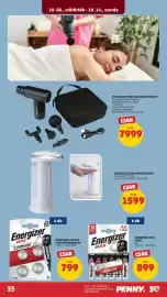 PENNY akciós újság hét 41 Oldal 39: Energizer cr2032 lithium gombelem €799,00, Vitalmaxx mini masszázspsiztoly €7.999,00