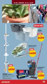 PENNY akciós újság hét 41 Oldal 40: Curver mosókád €2.499,00, Duroplast wc ülőke €4.499,00