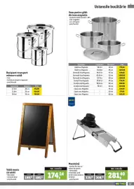 Catalog Metro Pagină 15: Tablă meniu stradală €174,24, Recipient transport mâncare caldă €410,00