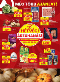 Spar akciós újság hét 41 Oldal 24: Morlina bacon €599,00, Regnum darált sertéshús €999,00
