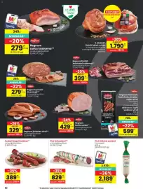 Spar akciós újság hét 41 Oldal 10: Pick téliszalámi €829,00, Csabai lángolt kolbász €389,00