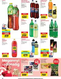 Spar akciós újság hét 41 Oldal 18: Powerade szénsavmentes ital €479,00, Pepsi szénsavas üdítőital €599,00