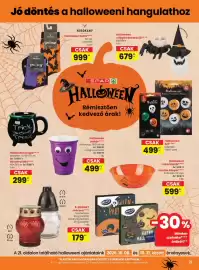 Spar akciós újság hét 41 Oldal 21: S-budget mécses €179,00, Halloween lufi €499,00