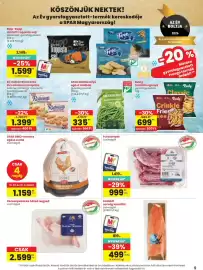 Spar akciós újság hét 41 Oldal 9: Pulykanyak €999,00, Dr. Oetker Ristorante Piccolissima minipizza €1.399,00