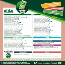 Volantino Elite settimana 41 Pagina 9: elite supermercati tite easy W elite supermercati PROMO WeB Sempre più appuntamenti