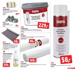 Jem & fix tilbudsavis uge 41 Side 11: PU Skum (Fugeskum) €58,00, Malermåtte €58,00