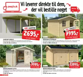 Jem & fix tilbudsavis uge 41 Side 22: Carport Single €2.695,00, Redskabsrum Lotta €7.995,00