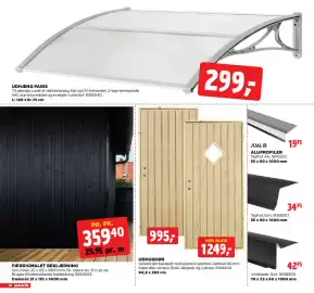 Jem & fix tilbudsavis uge 41 Side 28: Aluprofiler (tagfod) €19,75, UDHÆNG PARIS €299,00