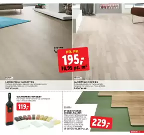 Jem & fix tilbudsavis uge 41 Side 3: Gulvreparationssæt €119,00, Laminatgulv Hayloft Eg €195,00
