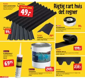 Jem & fix tilbudsavis uge 41 Side 30: Klebeasfalt €69,95, Bitumentape €99,00