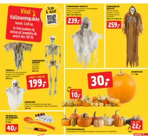 Jem & fix tilbudsavis uge 41 Side 33: Hængende skelet €239,00, Pyntegræskar €10,00