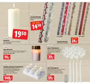 Jem & fix tilbudsavis uge 41 Side 34: LED-gravlys €14,00, Bloklys €19,50