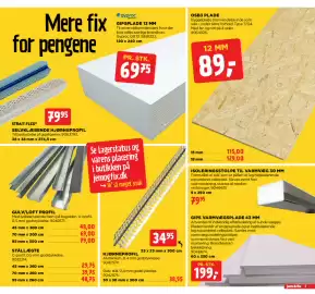 Jem & fix tilbudsavis uge 41 Side 5: Gulv/loft profil €48,00, Selvklæbende hjørneprofil €79,95