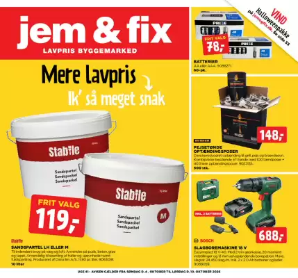 jem & fix (gælder indtil 10-10)