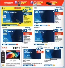 Volantino Elettrosintesi Pagina 10: Samsung 65" Mini LED €32,45, LG 55" OLED evo AI €49,95