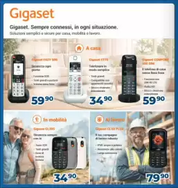 Volantino Elettrosintesi Pagina 18: Gigaset COMFORT 600 SIM €59,90, Gigaset EASY 500 €59,90