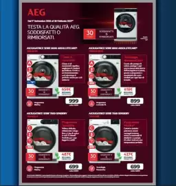 Volantino Elettrosintesi Pagina 34: Asciugatrice serie 7000 sensidry €487,00, Asciugatrice serie 7000 SensiDry €699,00