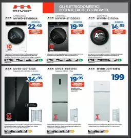 Volantino Elettrosintesi Pagina 5: Lavatrice MVWM-23T814A €14,95, Midea frigorifero €199,00