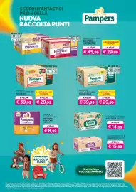 Volantino Universo Bimbo Pagina 21: Pampers Progressi €8,99, Salviettine Esa Pack Sensitive Pampers Progressi €15,99