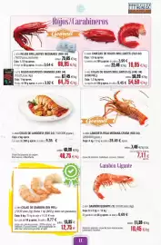 Folleto Abordo Página 11: Gourmet - rojos brillantes medianos €69,95, Rojos rasposos grandes €64,75
