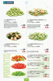 Folleto Abordo Página 16: Pimiento rojo €2,40, Momento - habas baby €4,20