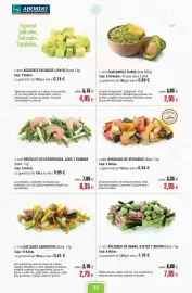 Folleto Abordo Página 18: La planta - aguacate en dados €4,95, Braseado de verduras €2,95